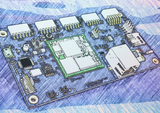 GRiSP 2 board artwork for the Kickstarter campaign