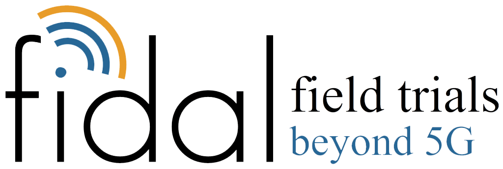 FIDAL Field Trials project logo featuring the FIDAL project name and 5G field trials branding